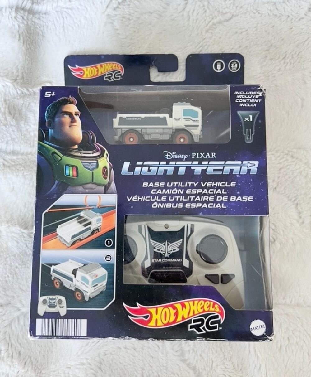 NIB Hot Wheels RC Disney Pixar Lightyear Base Utility Vehicle Remote Control NEW